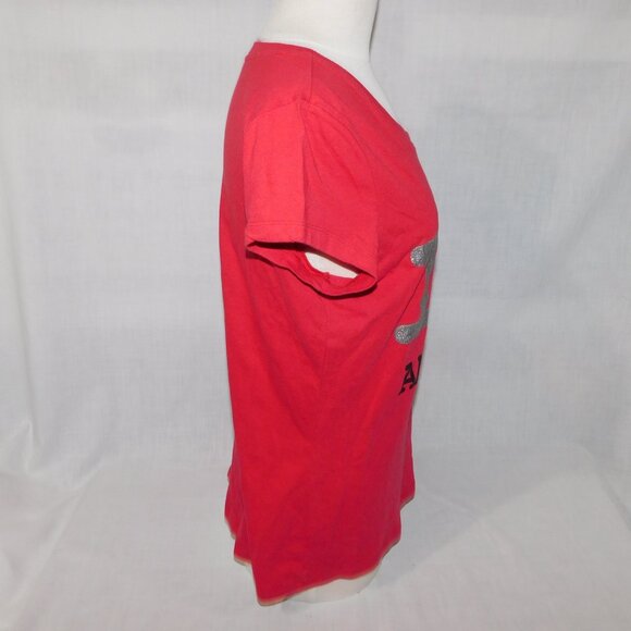 2011 Betty Boop I LOVE American Heros Red Girls' XL 16-18 T Shirt - Picture 3 of 6